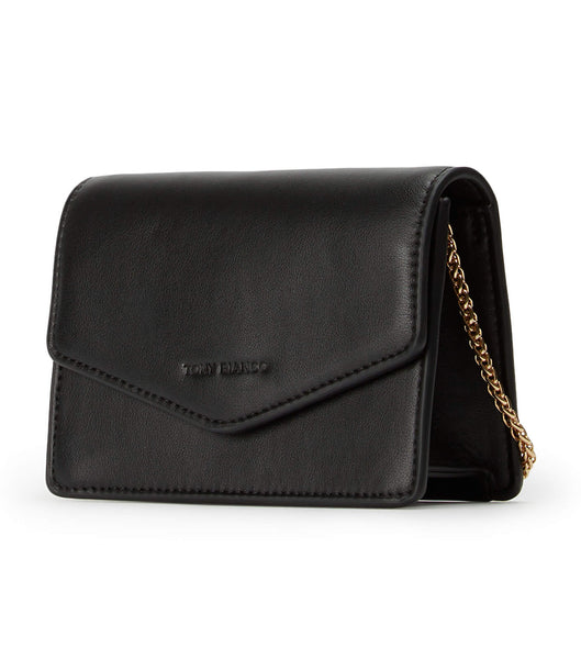 Tony Bianco Dayna Black レザー Cross Body Bag アクセサリー 黒 | JPJBT76601