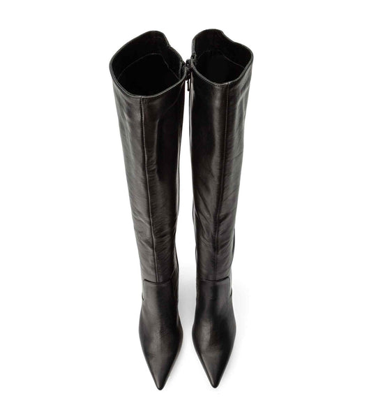 Tony Bianco Epic Black Venice 8.5cm ミッドカーフブーツ 黒 | PJPER12640