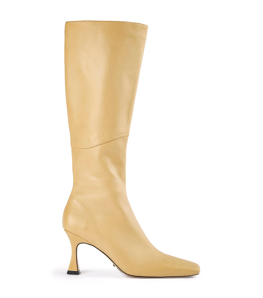 Tony Bianco Fantasy Butter Nappa 8cm ヒールブーツ 黄色 | YJPVQ79377