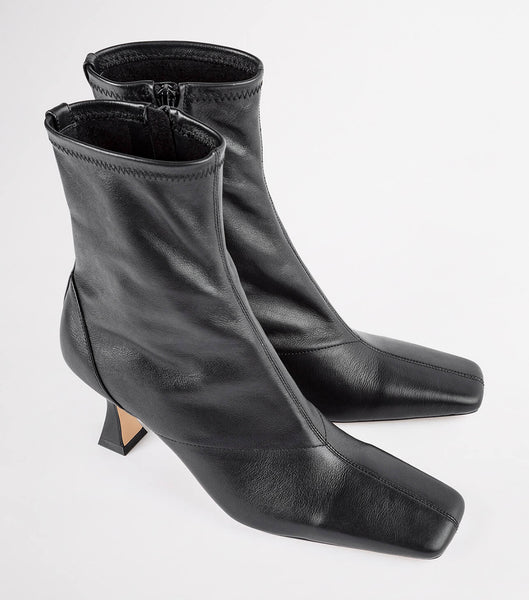 Tony Bianco Fomo Black Venice 8cm アンクルブーツ 黒 | PJPQX87578
