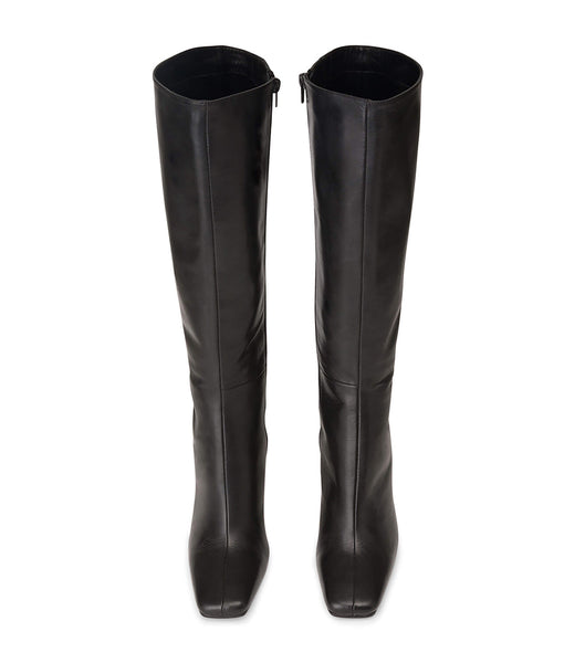 Tony Bianco Havana Black Venice 10.5cm ミッドカーフブーツ 黒 | JPCIF79317