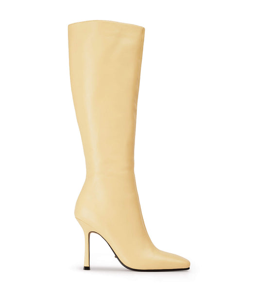 Tony Bianco Havana Butter Nappa 10.5cm ニーハイブーツ 黄色 | DJPVO14155