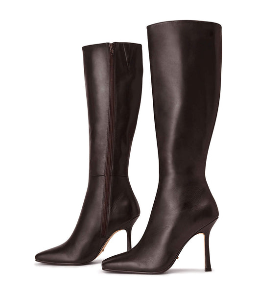 Tony Bianco Havana Chocolate Nappa 10.5cm ニーハイブーツ チョコレート | TJPPQ89003