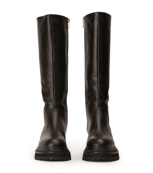 Tony Bianco Hitch Black Venice 5.5cm ニーハイブーツ 黒 | JPCVG91035