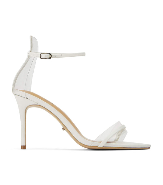 Tony Bianco Houston Milk Capretto 8.5cm ローヒール シルバー | JPJBT65447