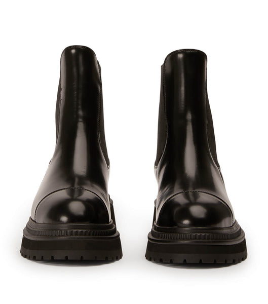 Tony Bianco Hurricane Black Hi Shine 5.5cm アンクルブーツ 黒 | XJPBH37125