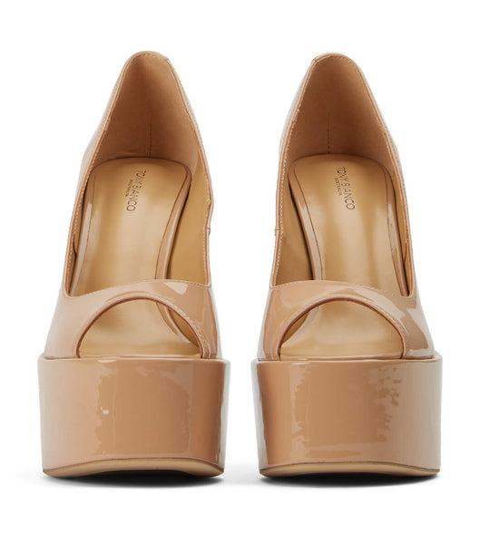 Tony Bianco Jolee Nude パテント 15cm スティレットヒール ベージュ | PJPQX46623
