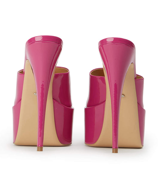 Tony Bianco Jordyn Berry パテント 15cm スティレットヒール ピンク | JPCVG24761