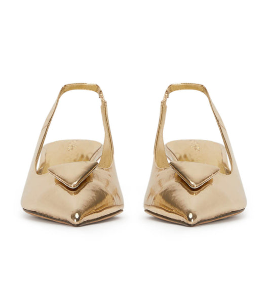 Tony Bianco Kimmy Gold Shine 4.5cm パンプス ゴールド | QJPWA55780