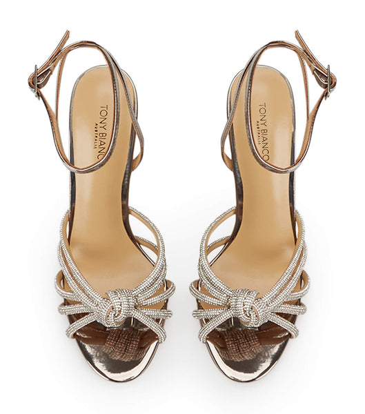 Tony Bianco Kyla Gunmetal Shine 11cm スティレットヒール グレー | JPXBR49377