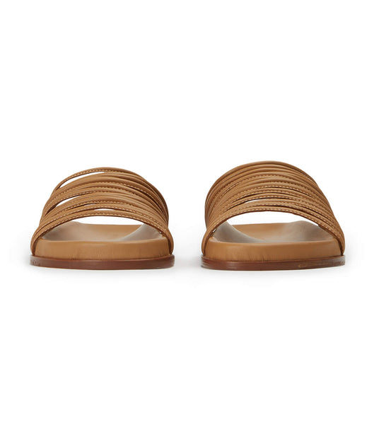 Tony Bianco Libi Biscuit Nappa フラットサンダル 黄色 | BJPSO56924