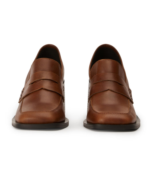 Tony Bianco Lomax Cognac 6.5cm ローファー ブラウン | FJPHY62074