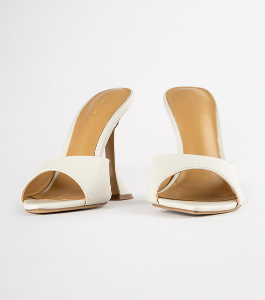 Tony Bianco Marcel Dove Nappa 10.5cm イベントヒール 白 | UJPND35173