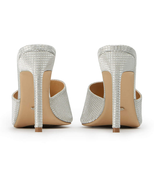 Tony Bianco Marley Silver Aura 10.5cm ブリングヒール シルバー | JPNEJ20738