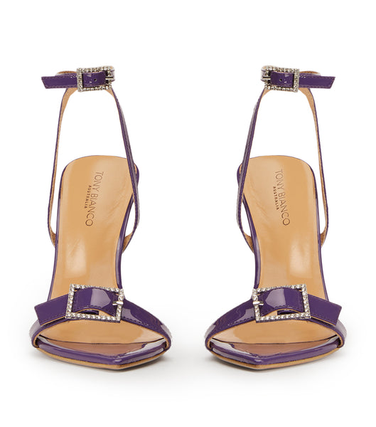 Tony Bianco Mopsy Orchid パテント 10.5cm イベントヒール 紫 | DJPKV61164