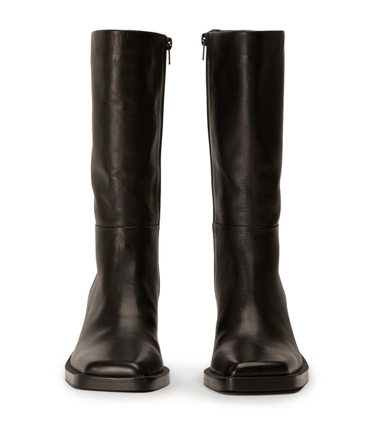 Tony Bianco Prestige Black Como 8cm ニーハイブーツ 黒 | LJPSX57744