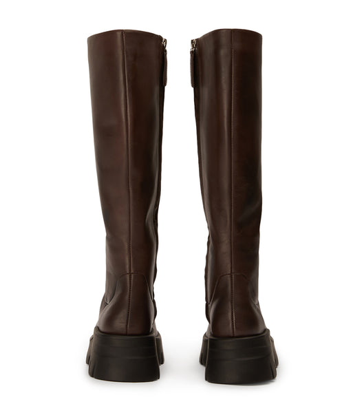 Tony Bianco Rage Choc Como 5.5cm ニーハイブーツ チョコレート | BJPSO11396