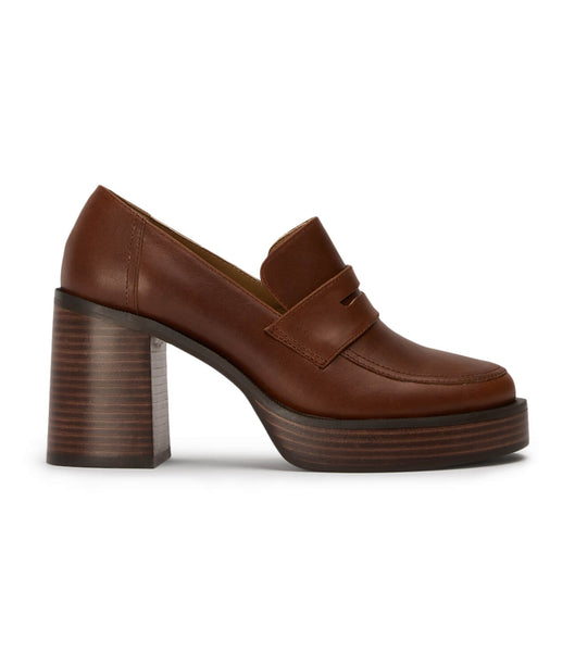 Tony Bianco Taranto Cognac 9cm ローファー ブラウン | SJPNY65134