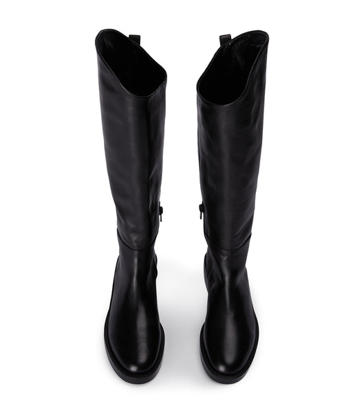 Tony Bianco Tyler Black Como 4cm ニーハイブーツ 黒 | JPJVR20057
