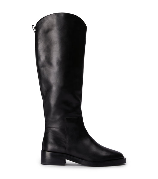 Tony Bianco Tyler Black Como 4cm ニーハイブーツ 黒 | JPJVR20057