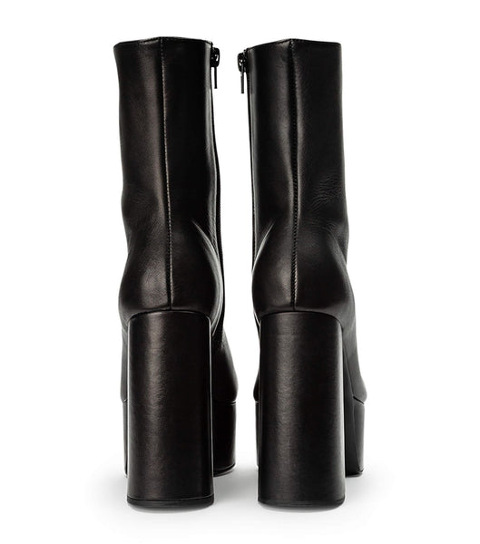 Tony Bianco Tyra Black Como 12cm アンクルブーツ 黒 | JPJZR40325