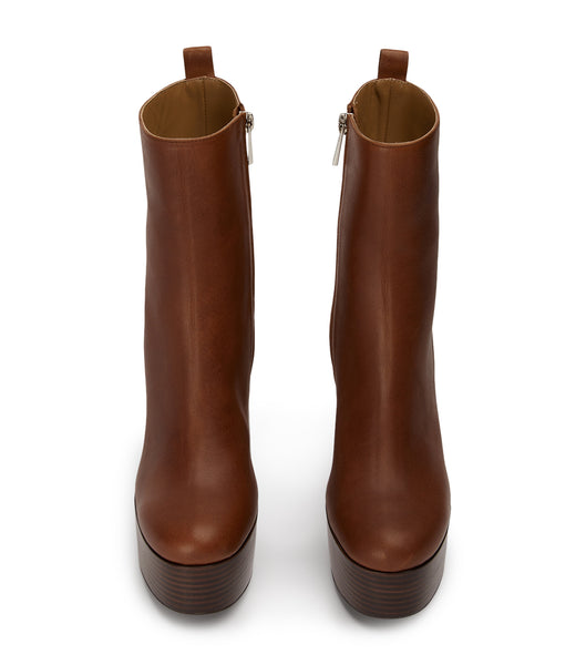 Tony Bianco Tyra Cognac 12cm アンクルブーツ ブラウン | ZJPMJ85282