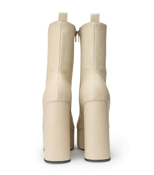 Tony Bianco Tyra Vanilla Venice 12cm 厚底ブーツ ライト黄色 | DJPKV42672