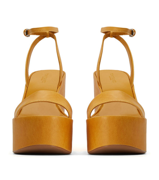 Tony Bianco Vesna Cantelope Antiq 13cm 厚底シューズ 黄色 | AJPDF96189