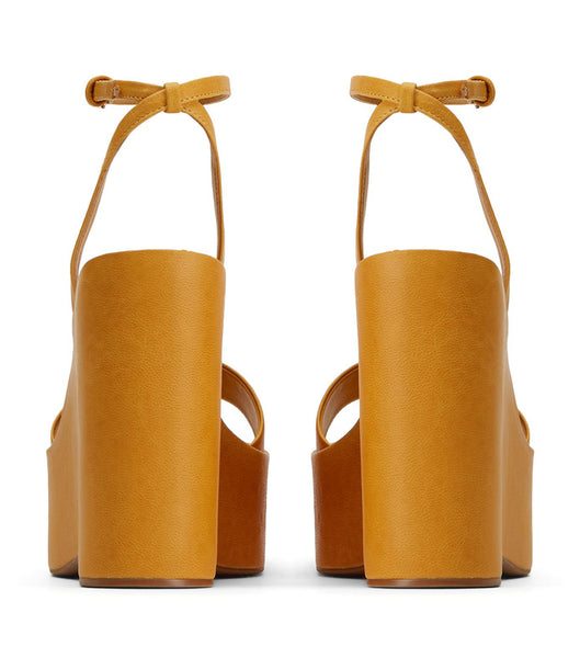 Tony Bianco Vesna Cantelope Antiq 13cm 厚底シューズ 黄色 | AJPDF96189