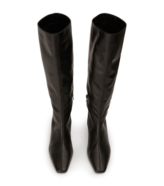 Tony Bianco Vixon Black Venice 5cm ヒールブーツ 黒 | UJPND39488
