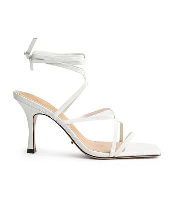 Tony Bianco Caden White Sheep Nappa 8.5cm スティレットヒール 白 | JPICD74086