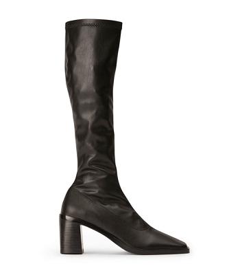 Tony Bianco Damon Black Venezia 7.5cm ミッドカーフブーツ 黒 | BJPSD35422