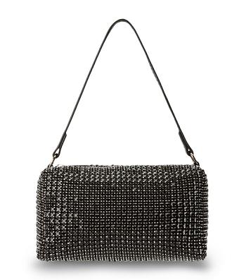 Tony Bianco Moma Black Crystal Mini Handbags アクセサリー 黒 | EJPVG83629